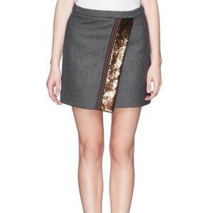 J. Crew Origami Wool Skirt